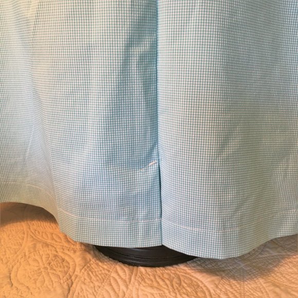 MAGGIE LANE Blue/White Mini Check Golf Skort - Picture 7 of 12